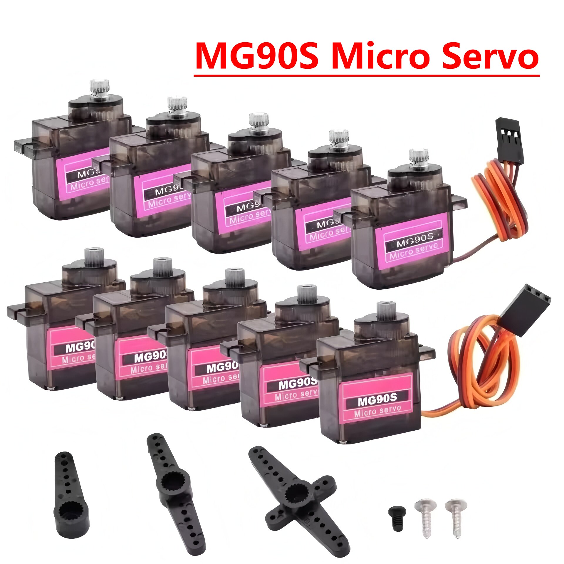 Diy Automation Projects - 4/5/10/20pcs MG90S Micro Servo Motore Metal