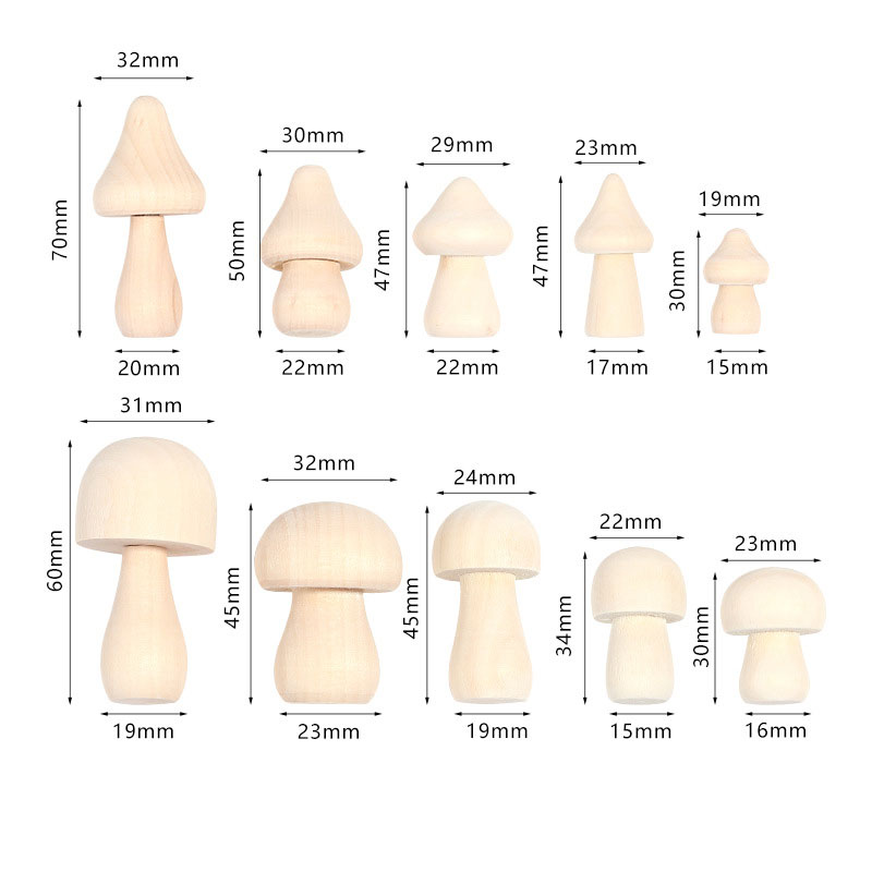 5 pezzi mini funghi di legno n - Diy Automation Projects recensione e prezzo