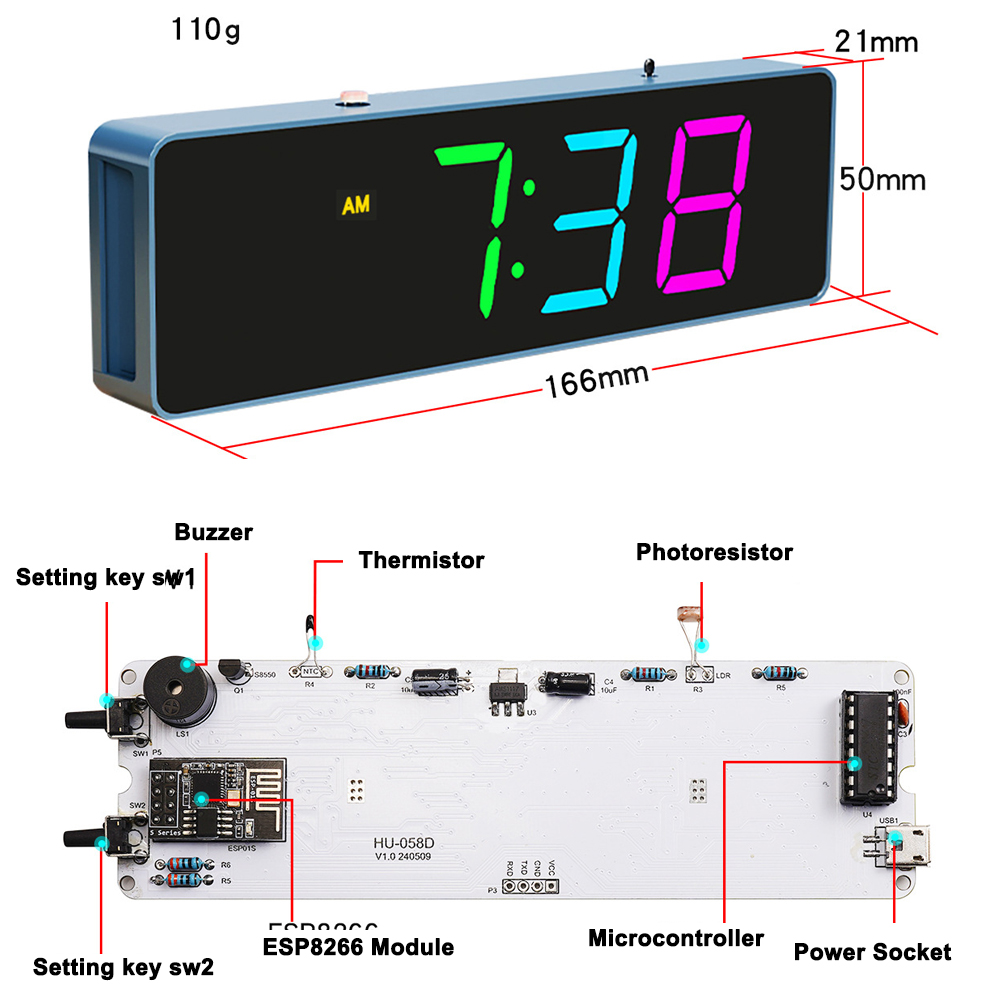 ESP8266 IoT Kit orologio WiFi  - Home Automation Diy recensione e prezzo