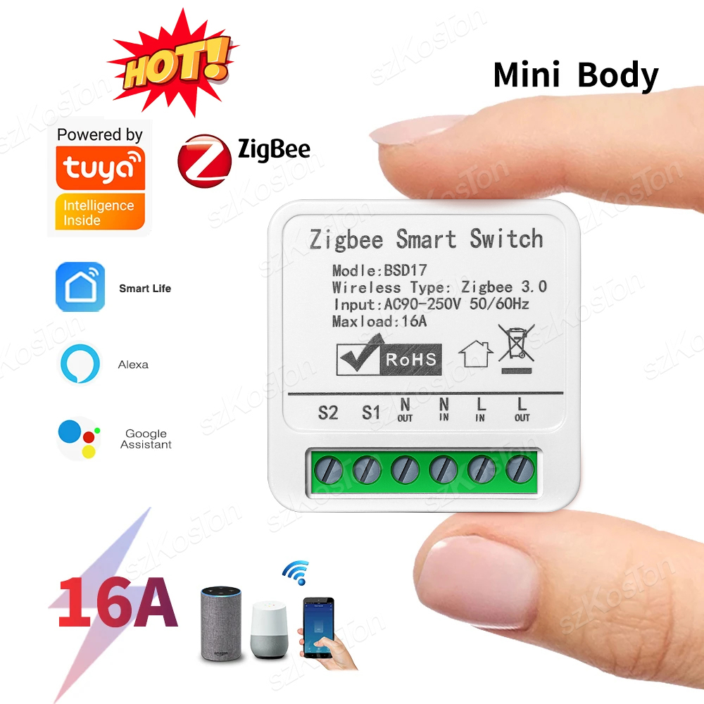 16A Tuya ZigBee Modulo Smart S - Home Automation Diy recensione e prezzo
